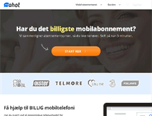 Tablet Screenshot of ahot.dk